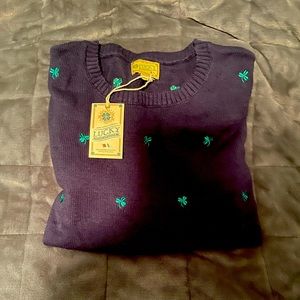 KIEL JAMES PATRICK MENS “LUCKY IRISH” CREW NECK SWEATER SIZE X-LARGE.